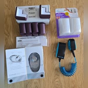 Safety Kit for Babies & Toddlers-Washer/Dryer Lock,Outlet Covers,Corner Bumpers